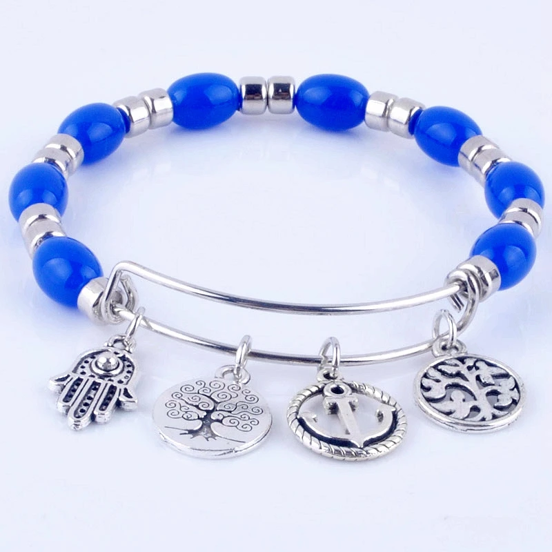 2018 расширяемый регулируемый браслет с проволочной оболочкой акриловыми