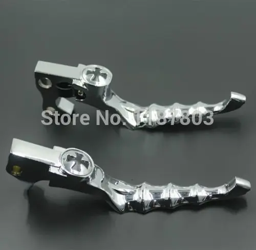 Пара рычагов тормозной муфты для мотоцикла хромированные Harley Custom Forty Eight Iron 883