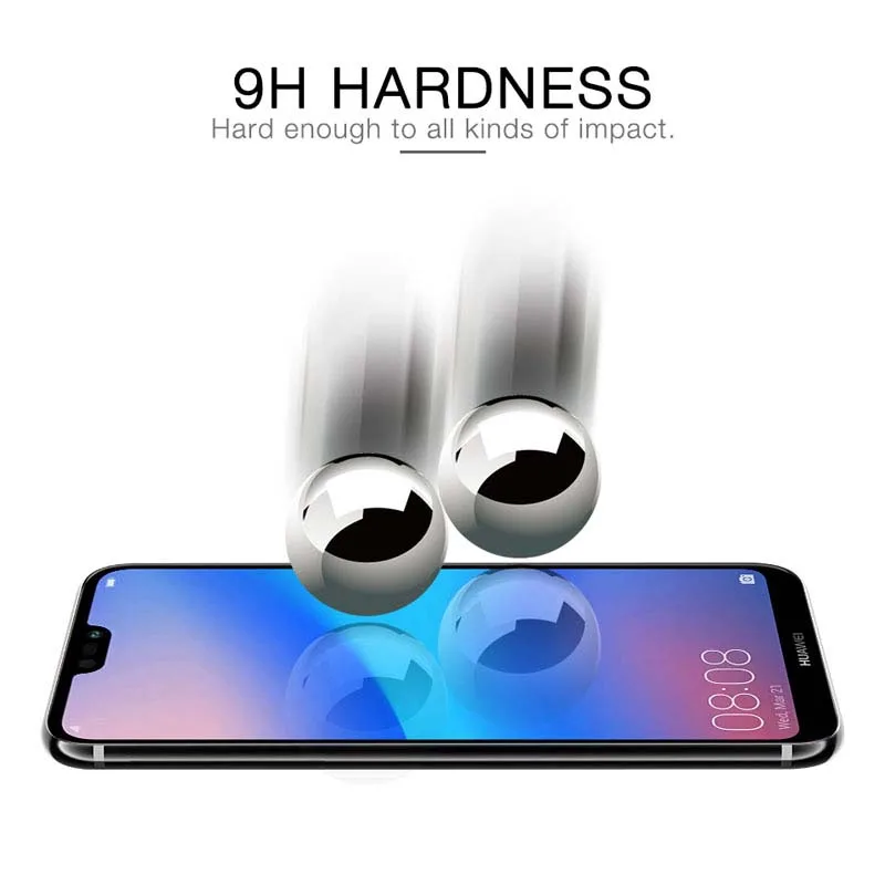 Закаленное стекло 9H HD с полным покрытием Защитная пленка для экрана Huawei Honor 8A 8S 8C 8X
