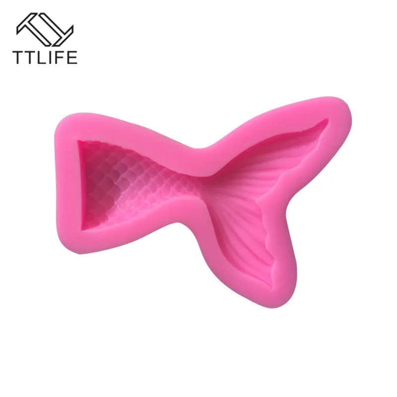 TTLIFE Русалка помадные формы для украшения торта DIY Форма шоколадной выпечки