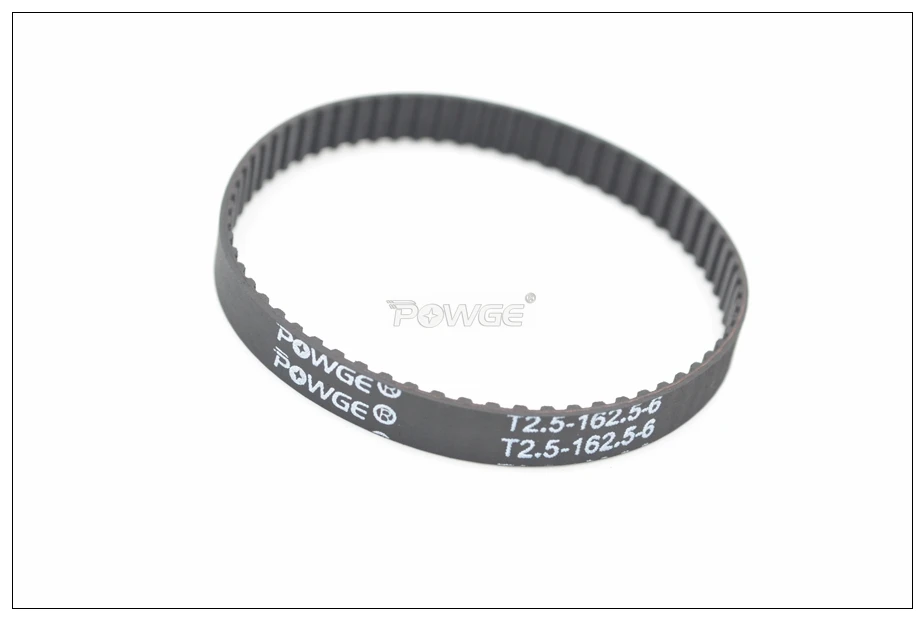 Powge 160 T2.5 Ремень синхронный ширина 6 мм Периметр 162,50 мм Зубья 64 65 Резиновая шкив 10 штук в замкнутом цикле