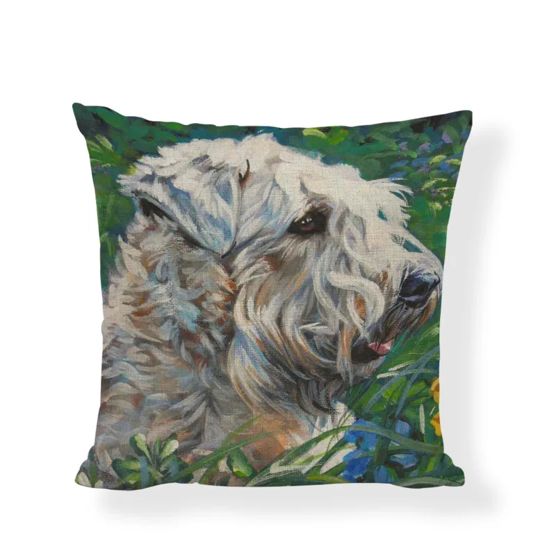 Акция наволочка 45x45 см рисунок бульдога мопса милая собака Бабочка для дома