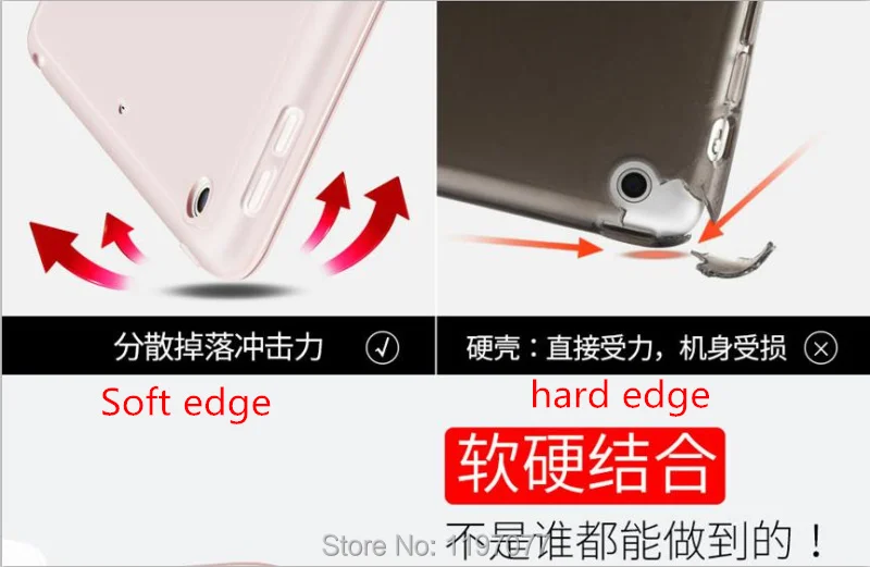 SUREHIN хороший тонкий мягкий, силиконовый, из ТПУ edge Обложка для apple iPad pro 9,7 Чехол кожаный рукав прозрачный детский умный чехол