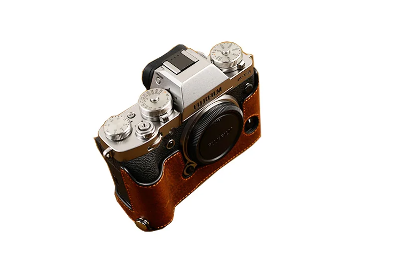 Бренд AYdgcam, чехол для камеры из натуральной кожи, полубоди для Fujifilm XT3 XT3, сумка для камеры Fuji X-T3, ручная работа, нижняя сумка