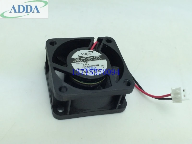 Для ADDA AD0412HB C50 двойной шариковый подшипник 12 В 0.11A 4 см 4020 источник питания