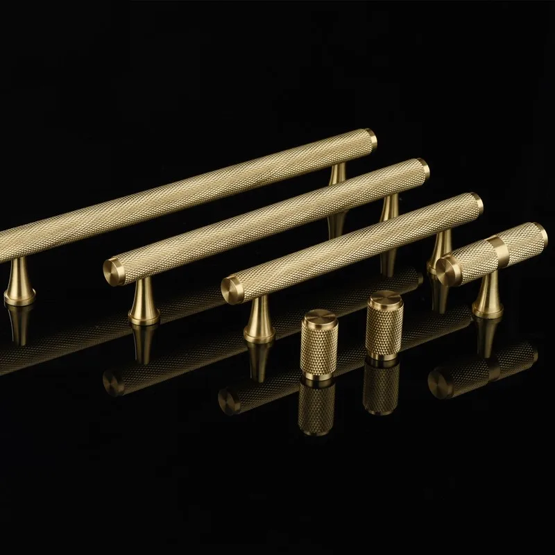 

10PCS European Luxury Brass Cabinet Pulls Handles Cupboard Wardrobe Drawer Kitchen Cabinet Handles and Knobs Furniture Hardware