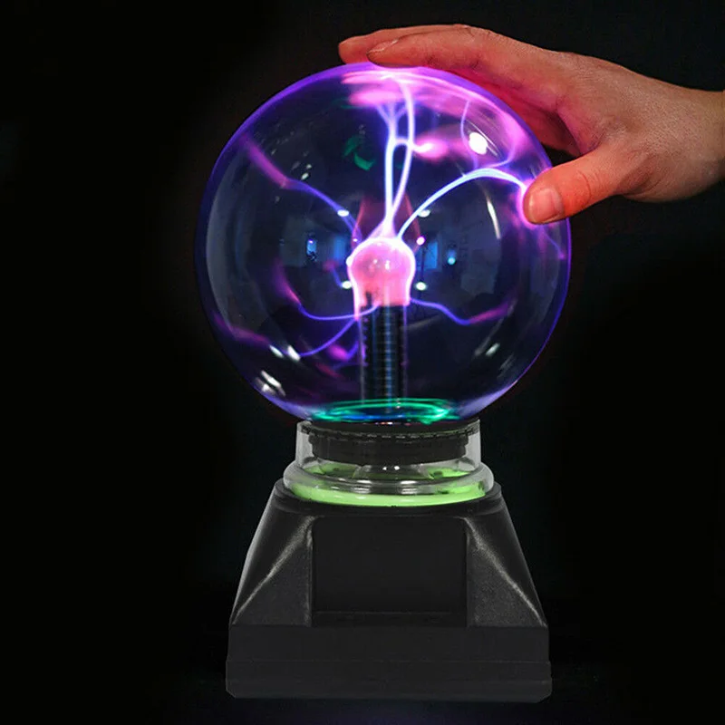 

Magic Plasma Ball Nightlight Kids Gift Touching Sound Sensitive Plasma Lamp Light for Parties Decorations Children Bedroom