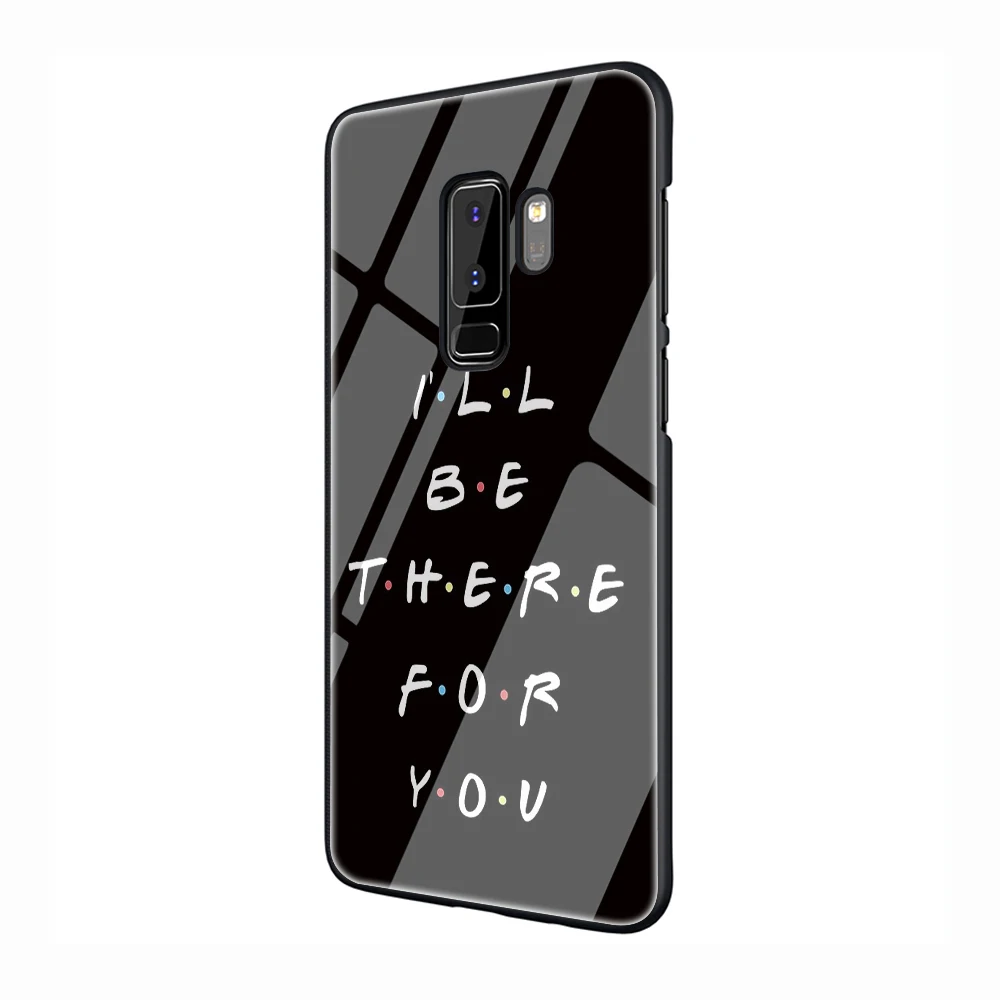 Друзей закаленное Стекло чехол для телефона чехол для samsung Galaxy S7 край S8 Note 8, 9, 10, плюс A10 20 30 40 50 60 70 - Цвет: G7