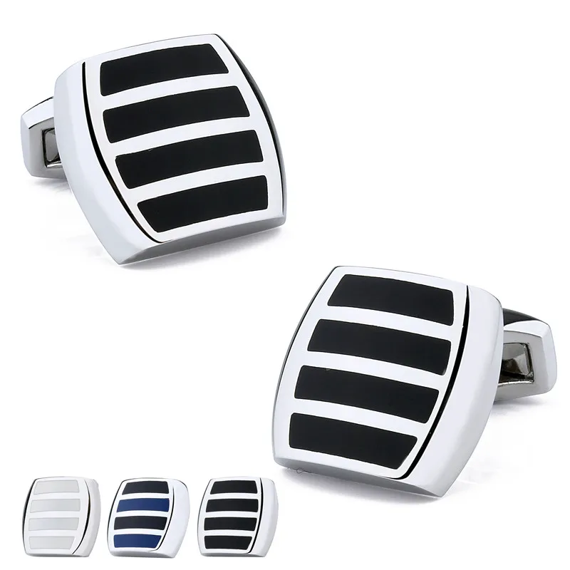 

HAWSON Brand Fashion Jewelry 3 Colors Options Cufflinks for Men Suit Shirt Australia Classic Cufflinks For Free Gift Box