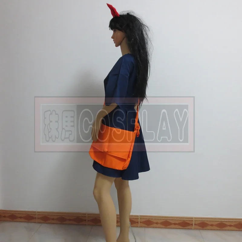 Кики Услуги платье Kiki Косплэй костюм с нагрудником для битвы Платье + повязка на
