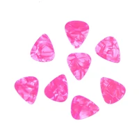 100pcslot thin 0 46mm celluloid guitar picks plectrums pink pearl