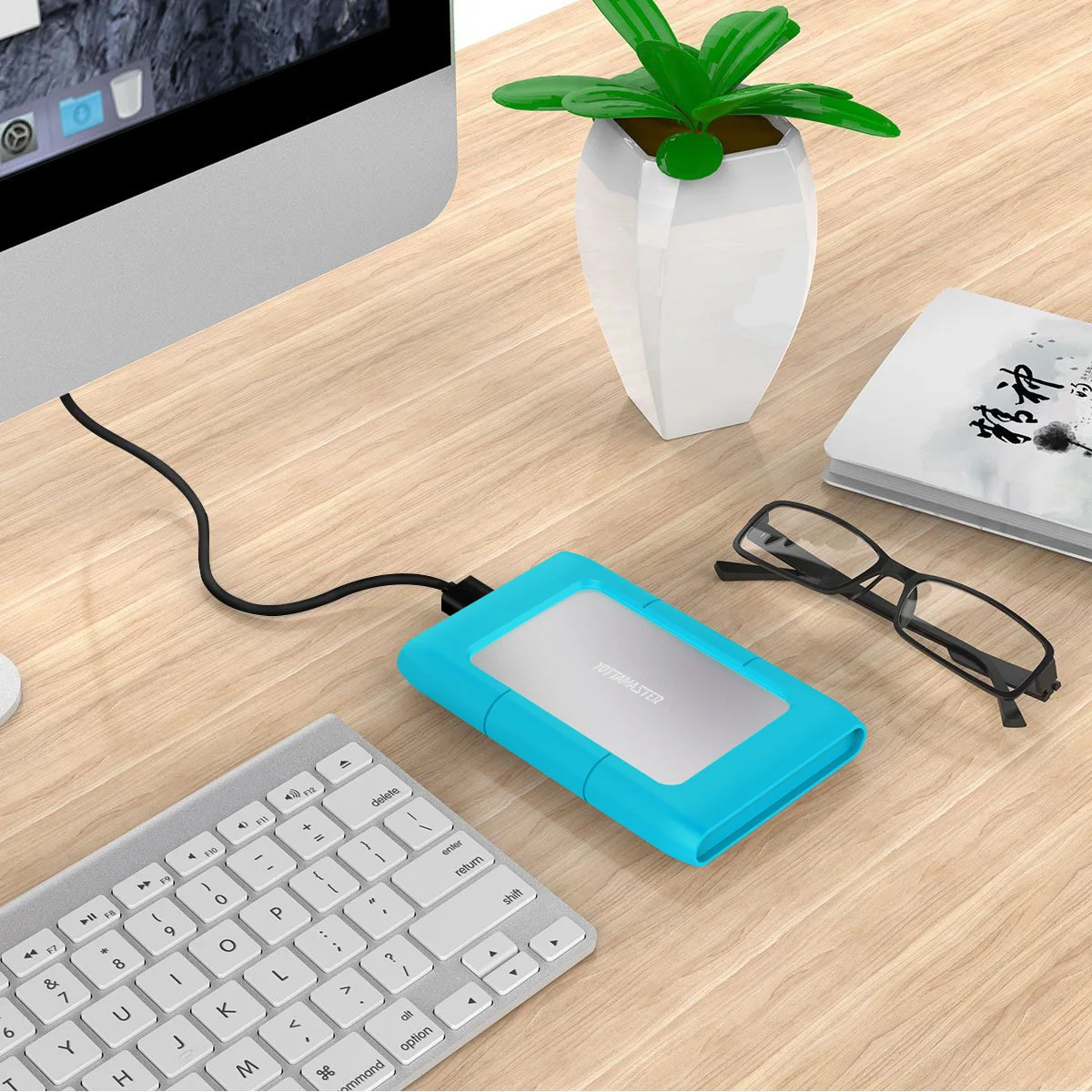 Yottamaster алюминиевый 2,5 дюймовый HDD чехол Sata для USB 3,0 адаптер высокоскоростной корпус жесткого диска для samsung Seagate SSD