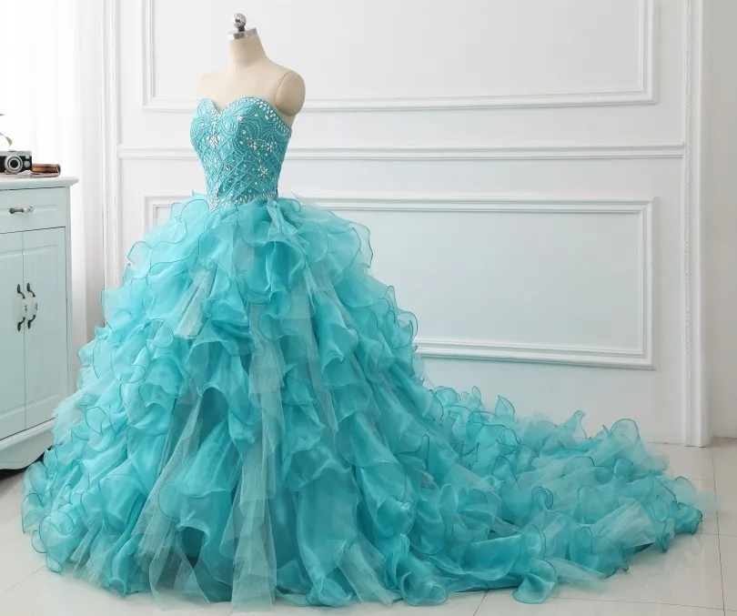 Новые стили Quinceanera платье с курткой бальное платье длинные сладкий 16 лет вечерние платья Vestido De 15 anos плюс Размеры