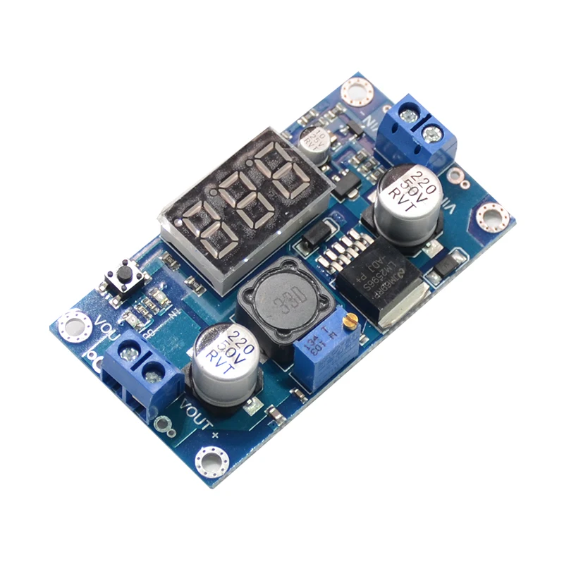 DC понижающий модуль LM2596 постоянного тока/DC2.5 ~ 36 V до 1 25 35 Регулируемый Напряжение