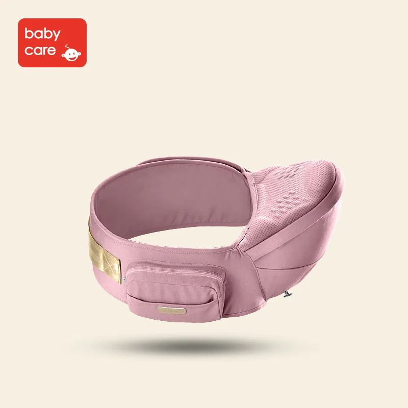 Pink Babycare Регулируемая эргономичная переноска для младенцев 3D поясной стул ходунки Хипсит новорожденный поясной ремень для младенцев - Цвет: Pink