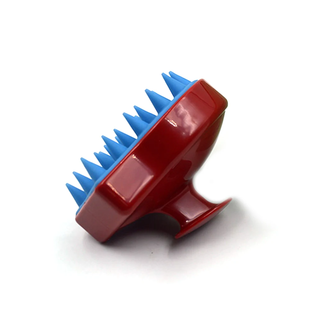 1 шт. Уход за волосами спа массажная расческа силиконовый шампунь для кожи головы