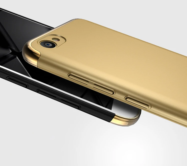 VIVO X6 Plus чехол роскошный Ультратонкий 3в1 защита всего тела Жесткий Чехол для