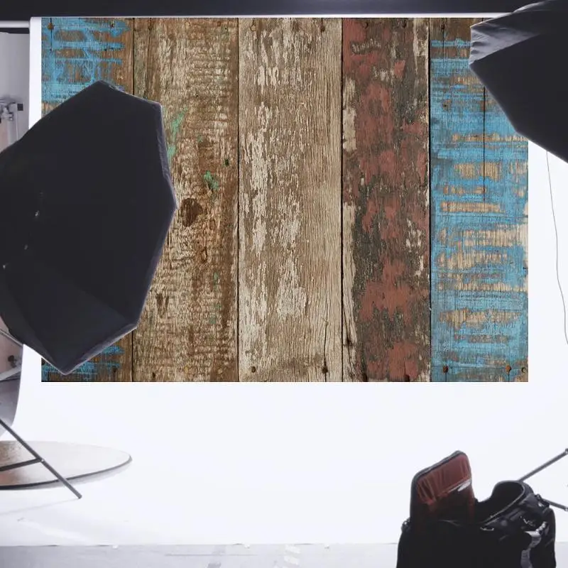 ALLOYSEED Ретро деревянная доска доски текстура фон для фотосъемки Ткань Фотостудия видео фотографический реквизит для фона для еды
