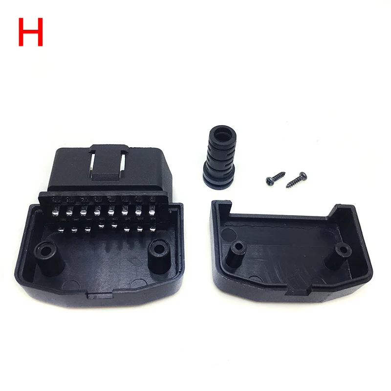 OBD2 16Pin штекер адаптера OBD OBDII EOBD J1962 OBD2 16Pin адаптер для проводки 16Pin оболочка 5 шт