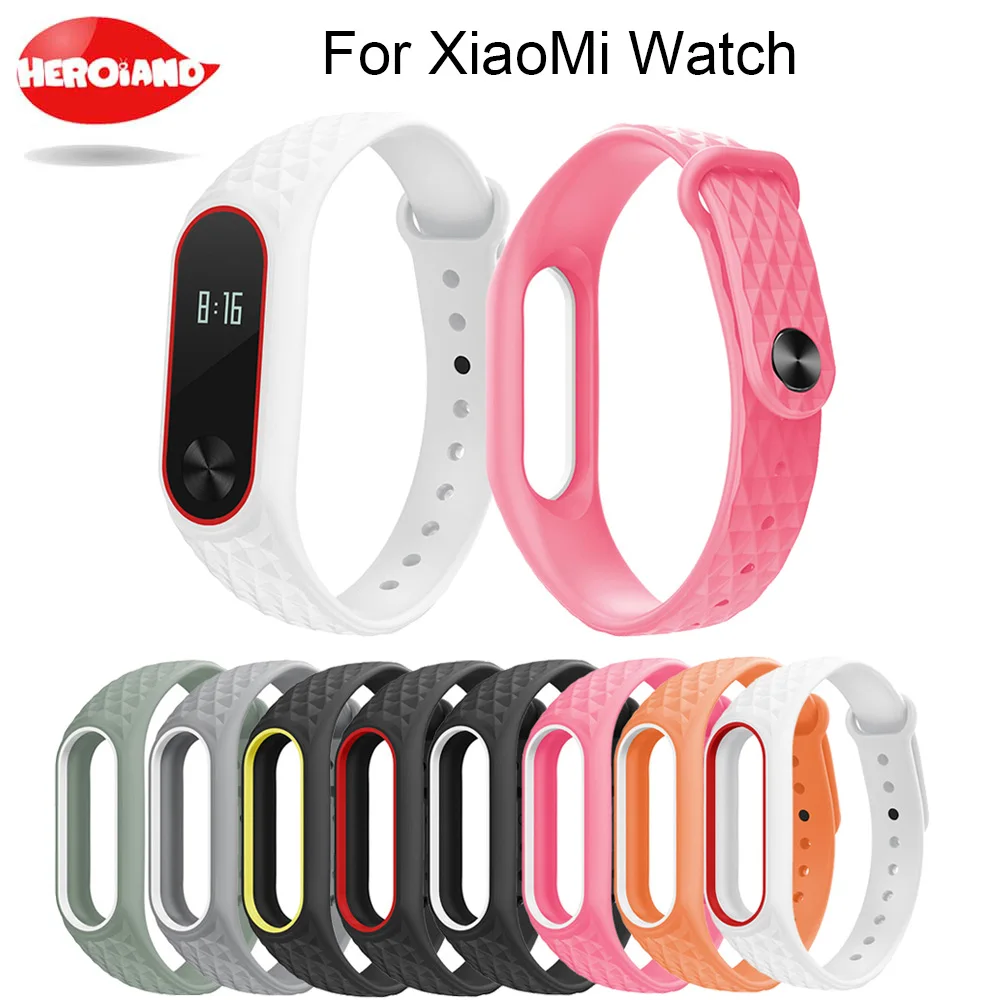 

Цветной ремешок для Xiaomi mi band 2, ремешок на запястье, силиконовый браслет для MiBand 2, умный Браслет Для Xiaomi Band2