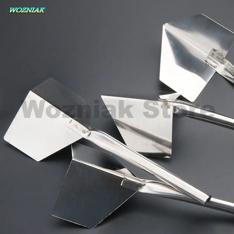 Wozniak Stainless steel shovel Negative horn Positive Diatom mud construction tool Batch putty Corner holder 4pcs/1set | Инструменты