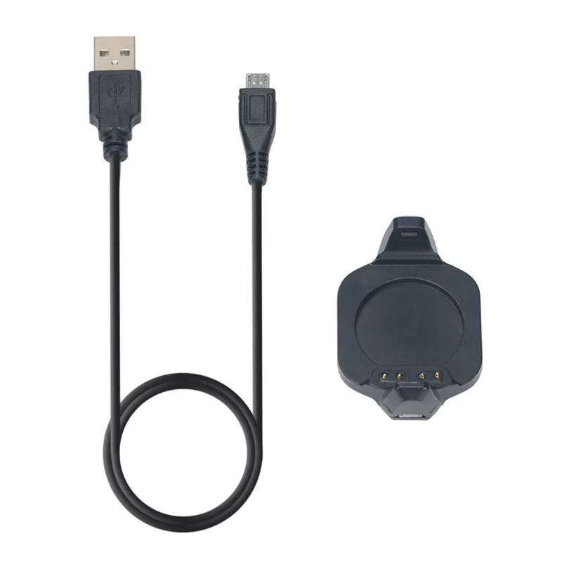 1 м Универсальное зарядное устройство для смарт часов USB док станция с кабелем