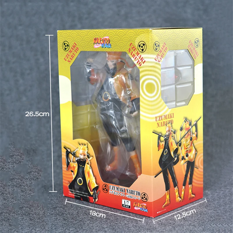 

Anime Naruto Shippuden Ootutuki Hagoromo Uzumaki Naruto 1/7 Scale PVC Action Figure Collectible Model Kids Toys Doll 22cm