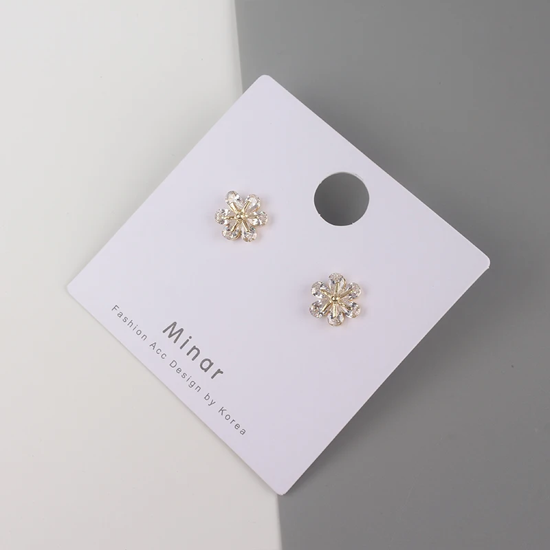 Серьги-гвоздики в виде звездного циркония Корейском стиле темпераментные серьги