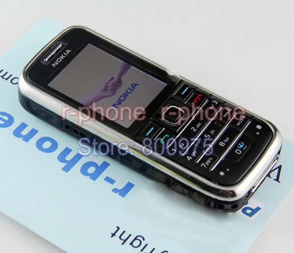 Мобильный телефон Nokia 6233 3G камера Bluetooth MP3 разблокированный отремонтированный черный и подарок