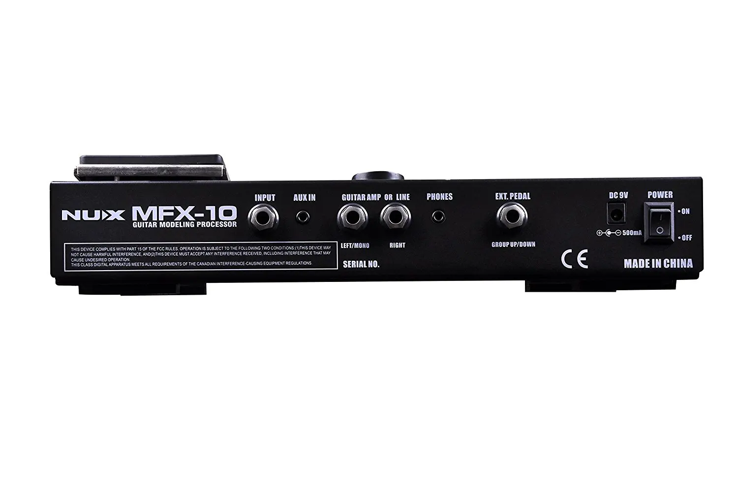 NUX MFX-10 моделирование гитары мульти-эффекты процессор эффектов 55 моделей 72 пресетов с петельным механизмом и встроенным барабаном
