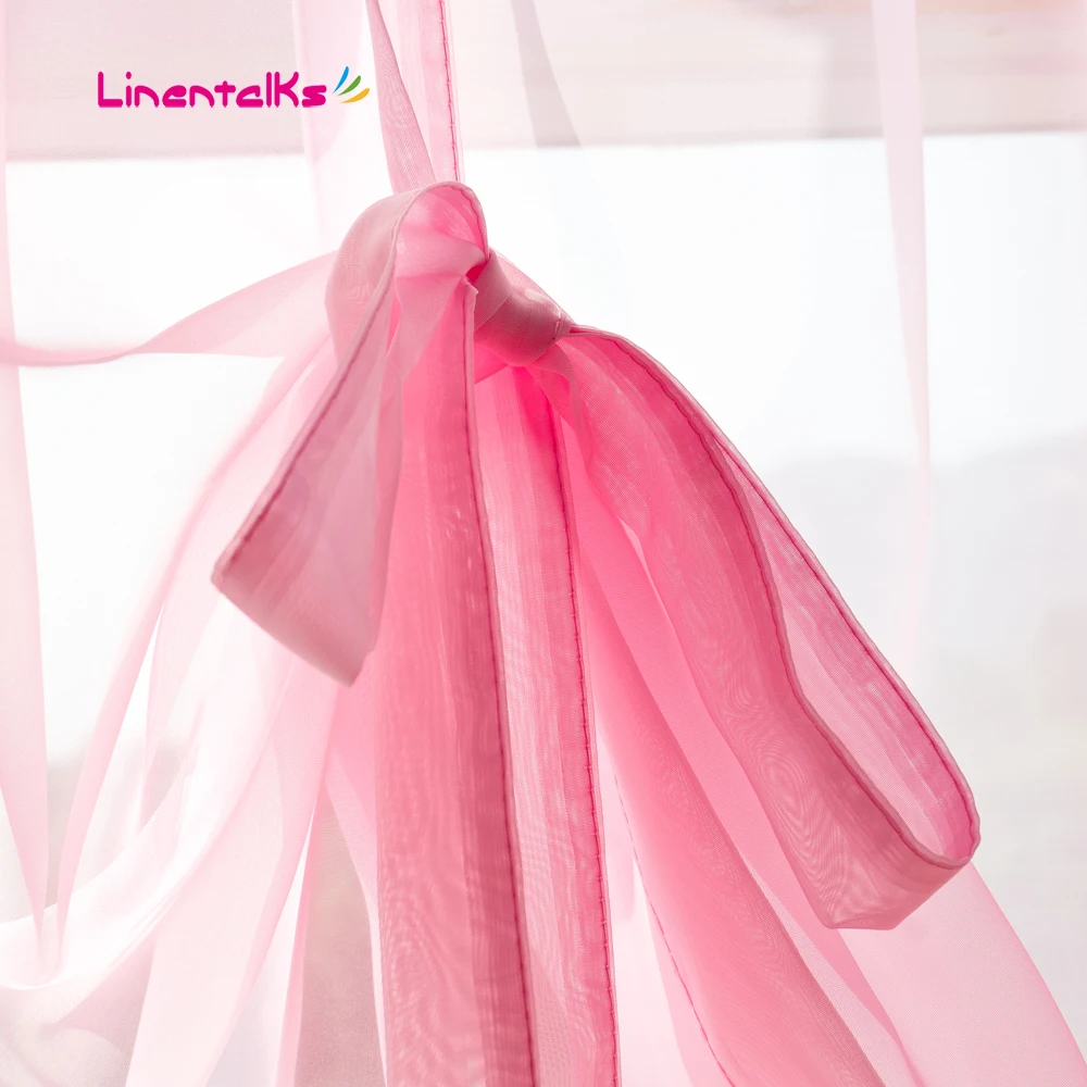 Новое Прибытие Pure Color Европейский Короткие Занавес Шар Тюль Стержень Балкон