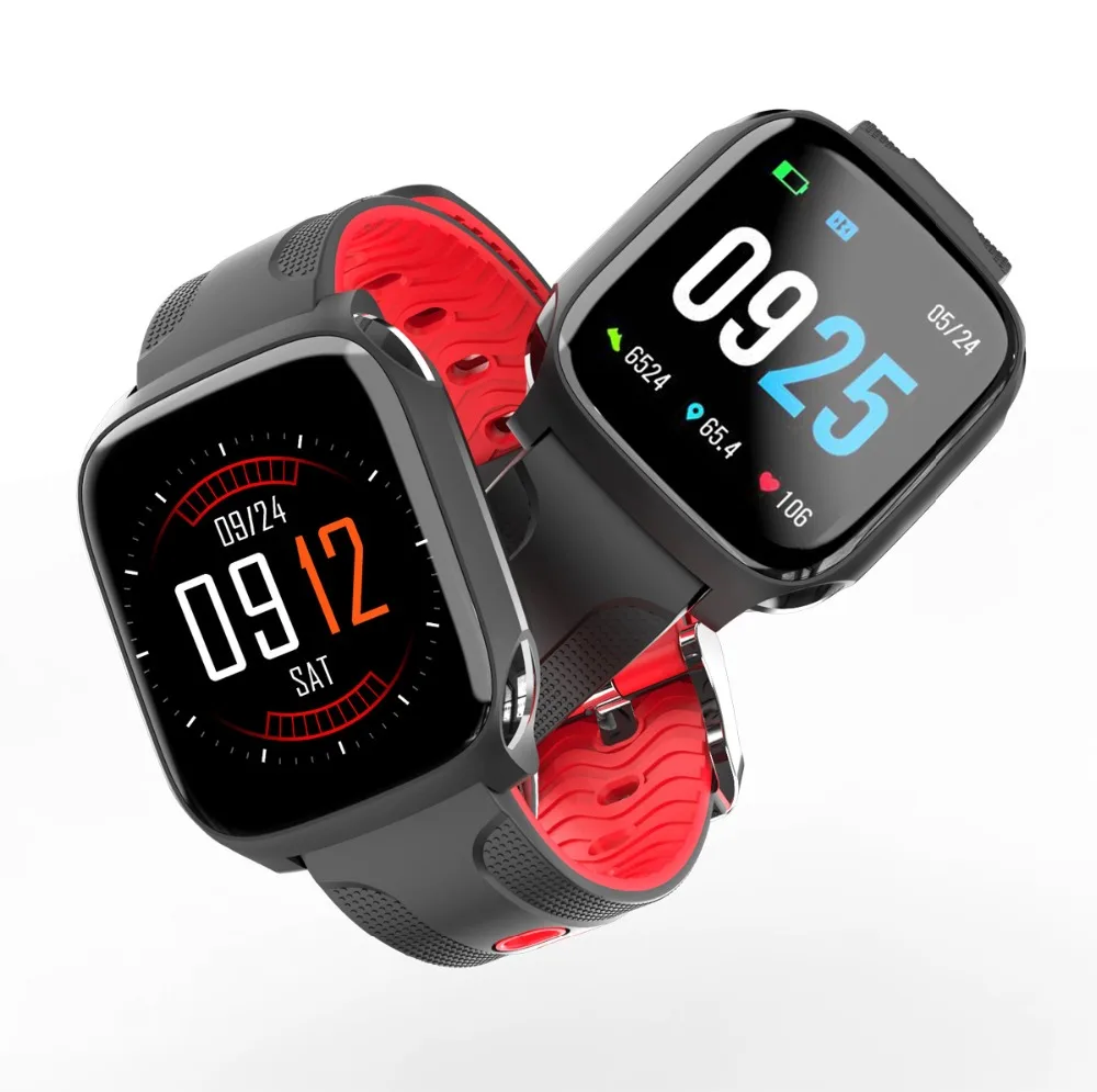 Сенсорный экран, TF9 Смарт-часы Водонепроницаемый IP67 сердечный ритм SmartWatch крови Давление монитор Smart Band Multi-спортивные режимы