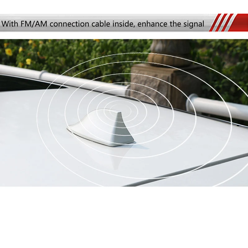 Car Shark Fin Antenna Auto Radio Signal Aerials Roof Antennas For Renault Koleos Megane Scenic Fluence Laguna Velsatis | Автомобили и