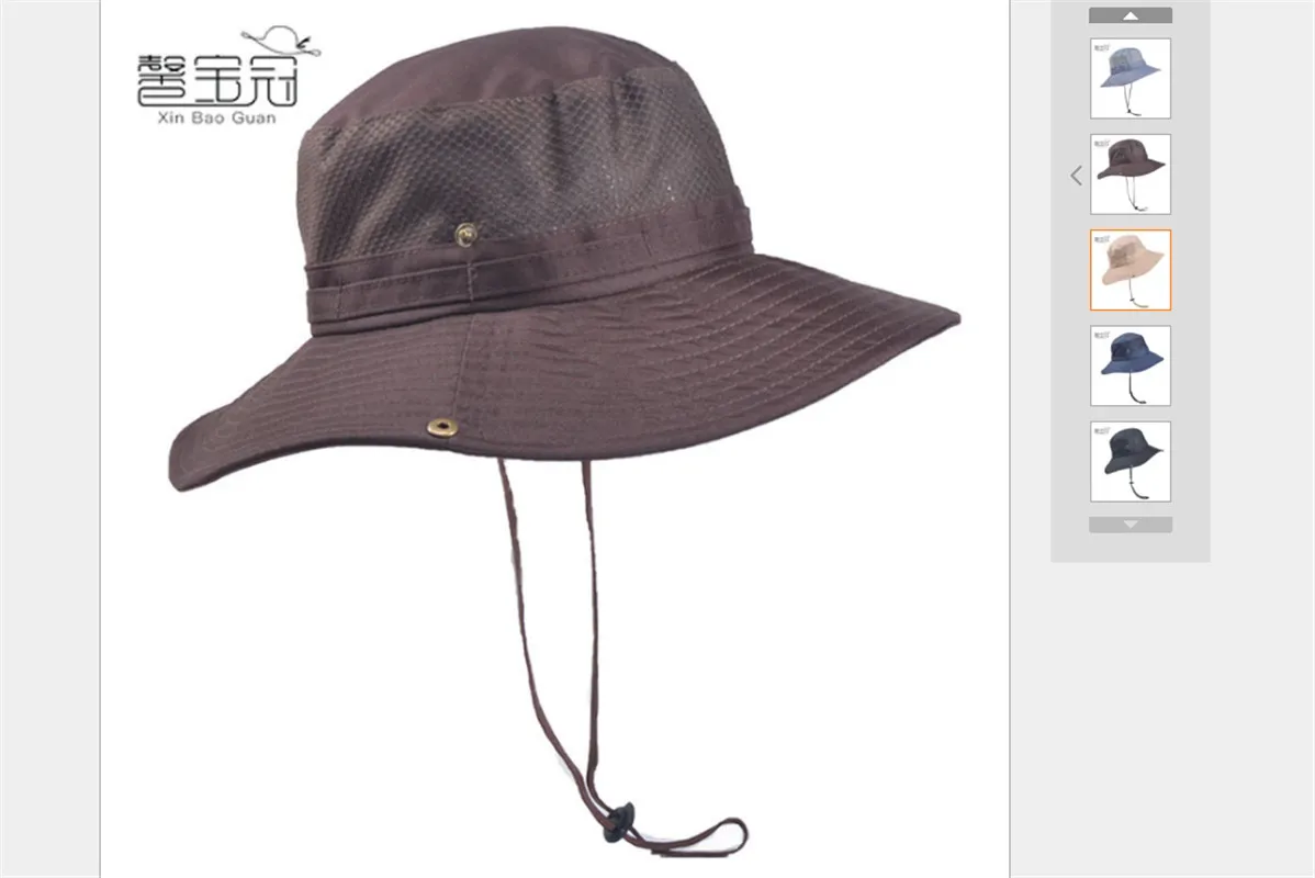 Coffe Новинка, Панама, кепка для рыбалки, козырек от солнца, сафари, летняя мужская шляпа для рыбалки, кемпинга, улицы - Color: Coffe