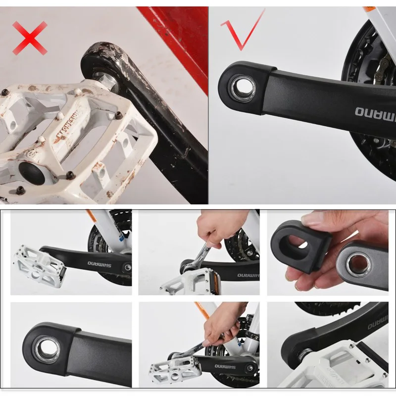 Запчасти для велосипеда шатун защитный рукав протектор Горный Цикл езда на