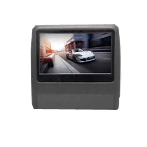 Grey No Headphone Caroad 2 шт. 9 дюймов подголовник автомобиля монитор видео DVD плеер с USB/SD ЖК-дисплей Экран сиденье er ИК/FM передатчик пульт дистанционного управления - Цвет: Grey No Headphone
