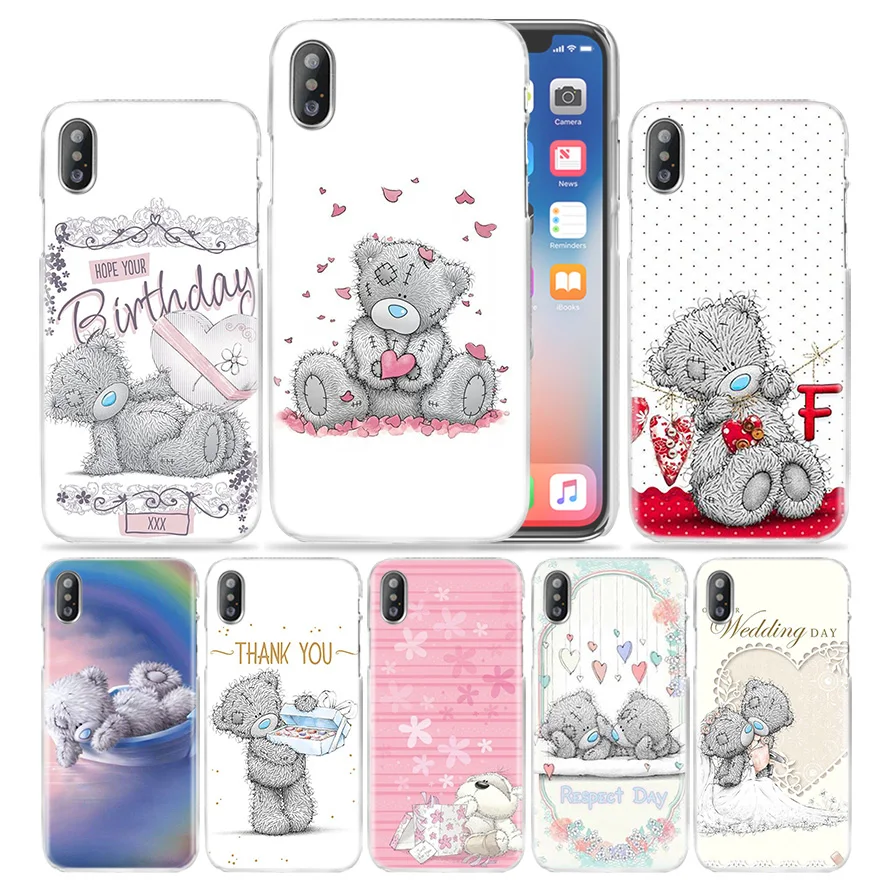 Мультяшный чехол для iPhone 12 Mini XS Max XR 11X10 7 7S 8 6 6S Plus 5S SE 5 жесткий прозрачный телефона