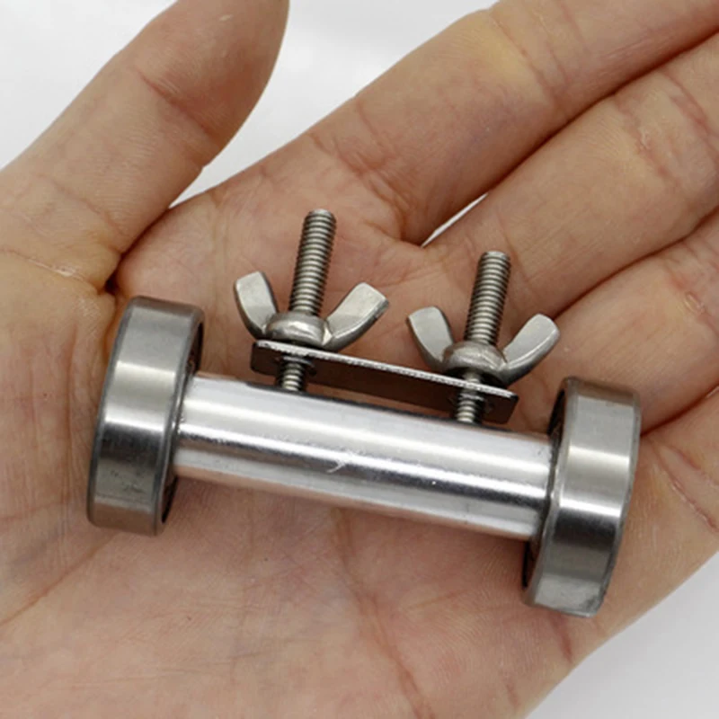 Зажим лезвия Серебрянного цвета из алюминиевого сплава 55 мм 26 Диаметр сторона