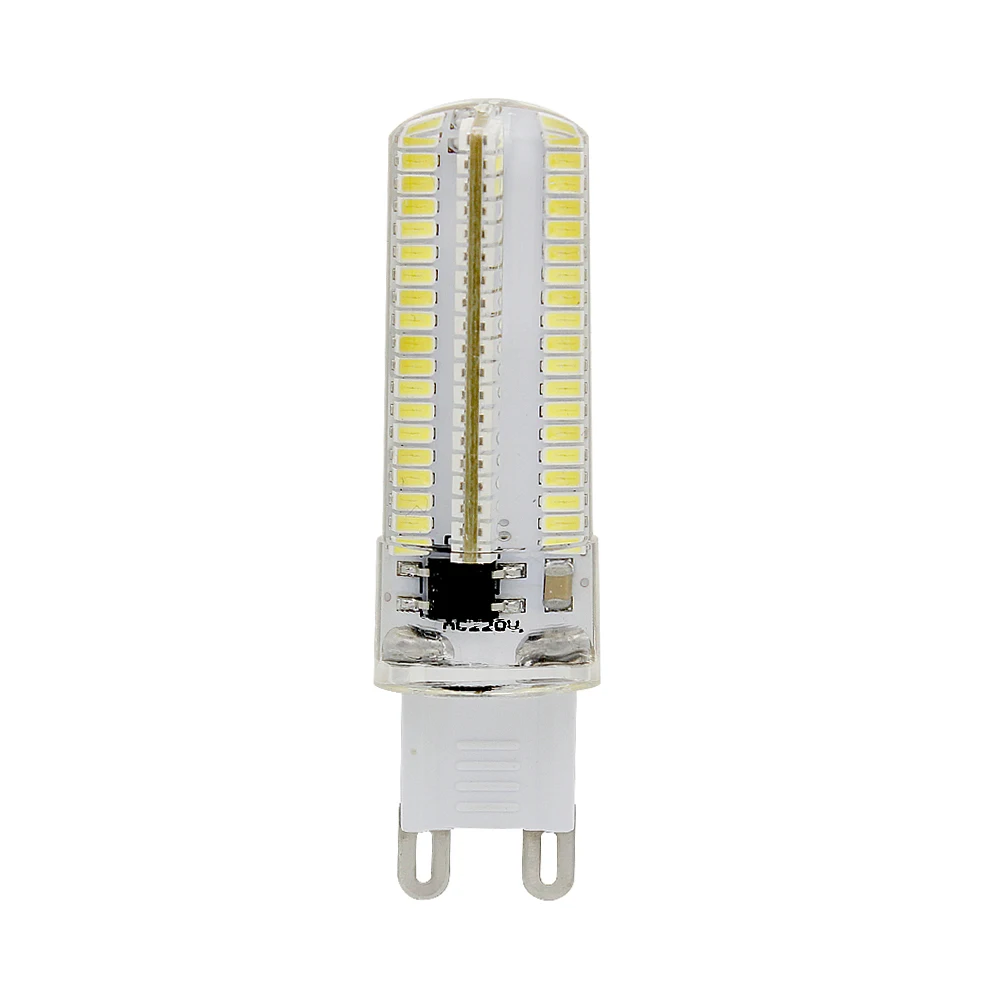 152 светодиодный s 3014 SMD Dimmable G9 светодиодный светильник супер яркий свет силиконовый корпус прожектор для хрустальной люстры Замена 15 Вт КЛЛ-лампа