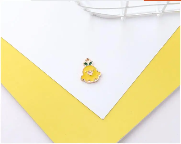 Diy ювелирных изделий 40 шт/партия подвески из сплава масляные Мультяшные животные/буквы/форма цветка металлический подвешиваемый кулон подвески - Окраска металла: 1