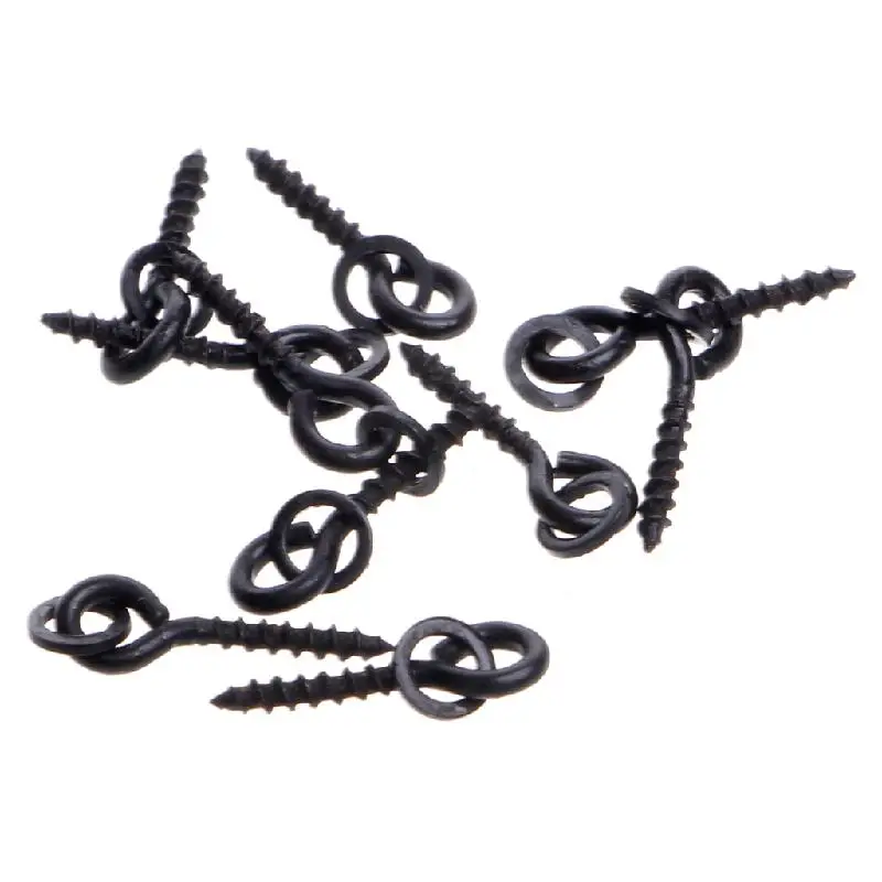 25 шт Карп рыболовные шуруп для приманки карп волос установки крюк терминал