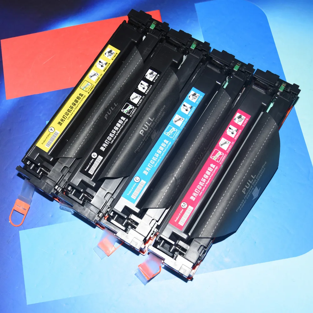 1 комплект CF400 CF400A CF401A CF402A CF403A CF201A 201A для HP Color Laserjet Pro M252dw M252n MFP M277dw M277n тонер
