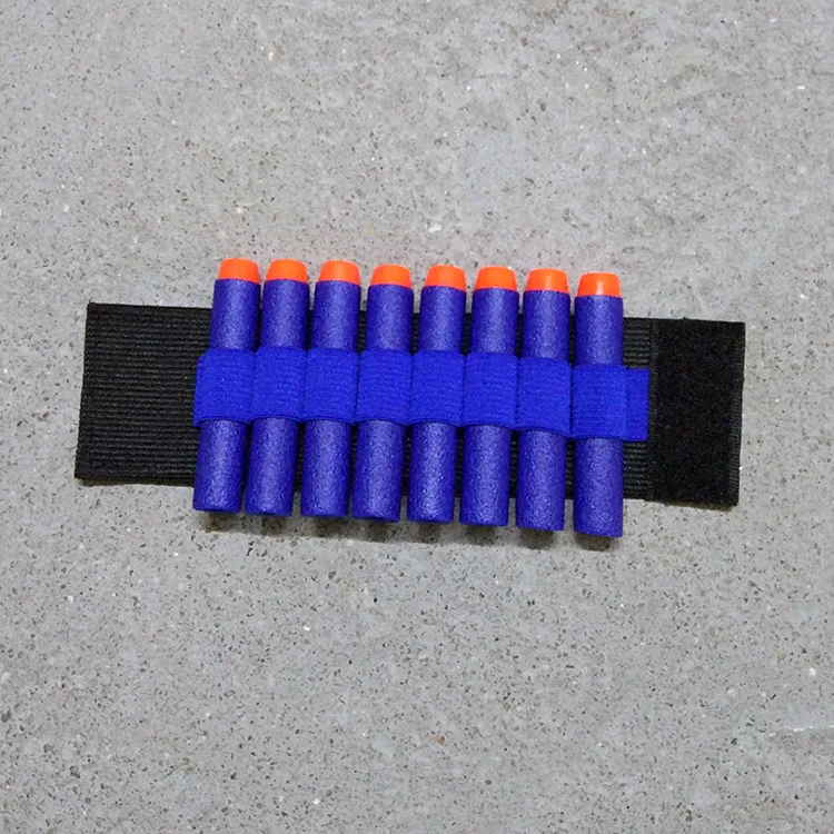 Крутой игрушечный пистолет eva браслет с пулями для Nerf Мягкая Пуля держатель