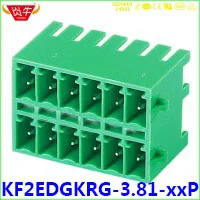 KF2EDGKNHG 3,81 2P~ 12P PCB плагин клеммные блоки 15EDGKNHG 3,81 мм 4PIN~ 24PIN Феникс контакт DEGSON KEFA YANNIU