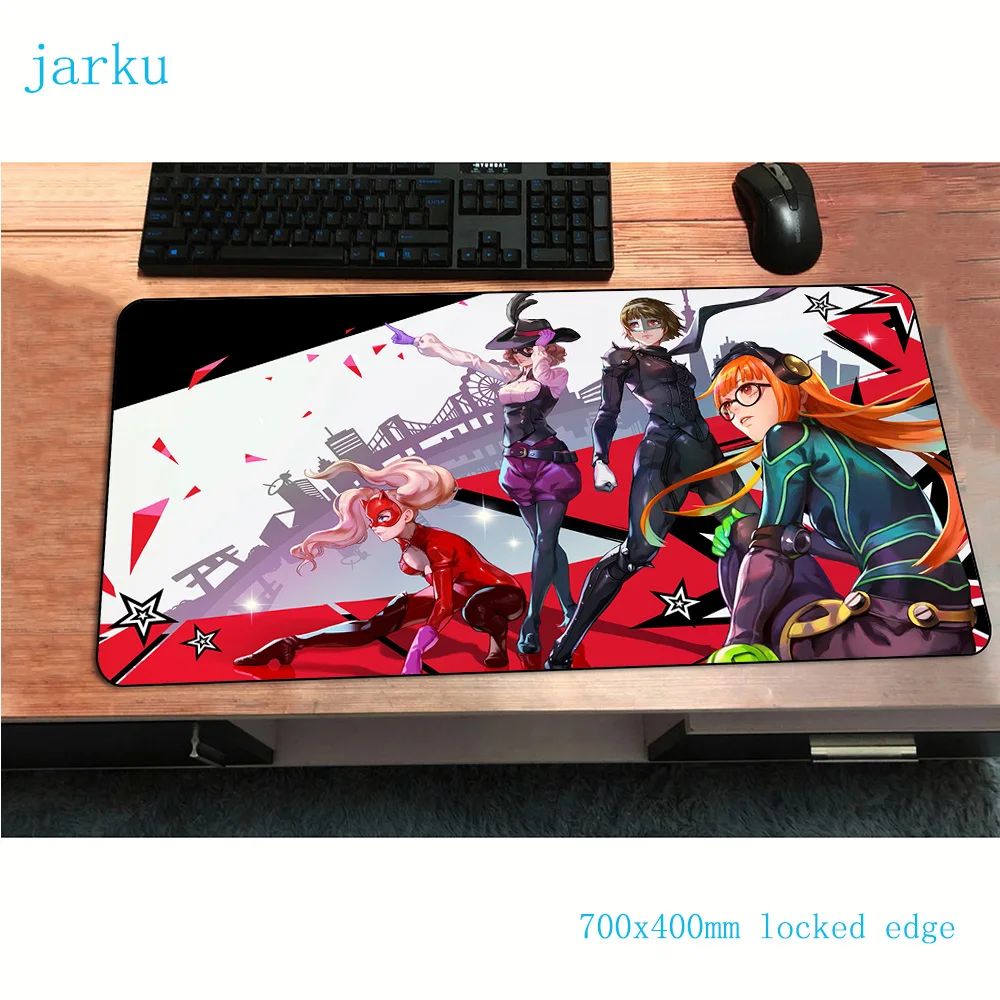 Persona 5 Коврик для мыши геймер милый 700x400x2 мм notbook коврик для мыши игровой коврик для мыши Большой объемный рисунок коврик для мыши стол для компьютера коврик для мыши