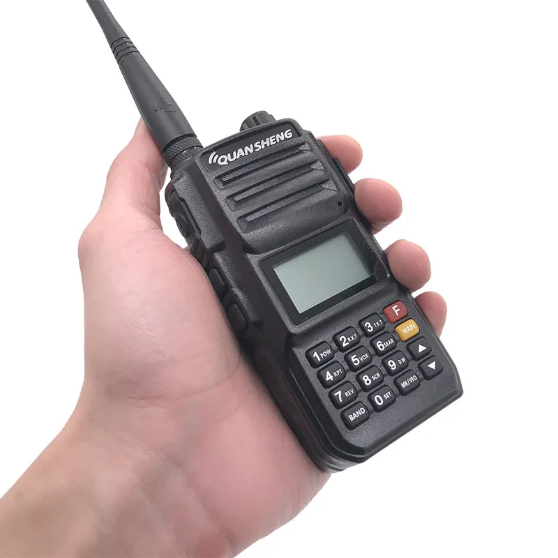 10 Вт Quansheng TG-UV2 PLUS Walkie Talkie VHF UHF КВ трансивер сканер 350-390 МГц многодиапазонный ПМР 446 Ham CB любительская радиостанция