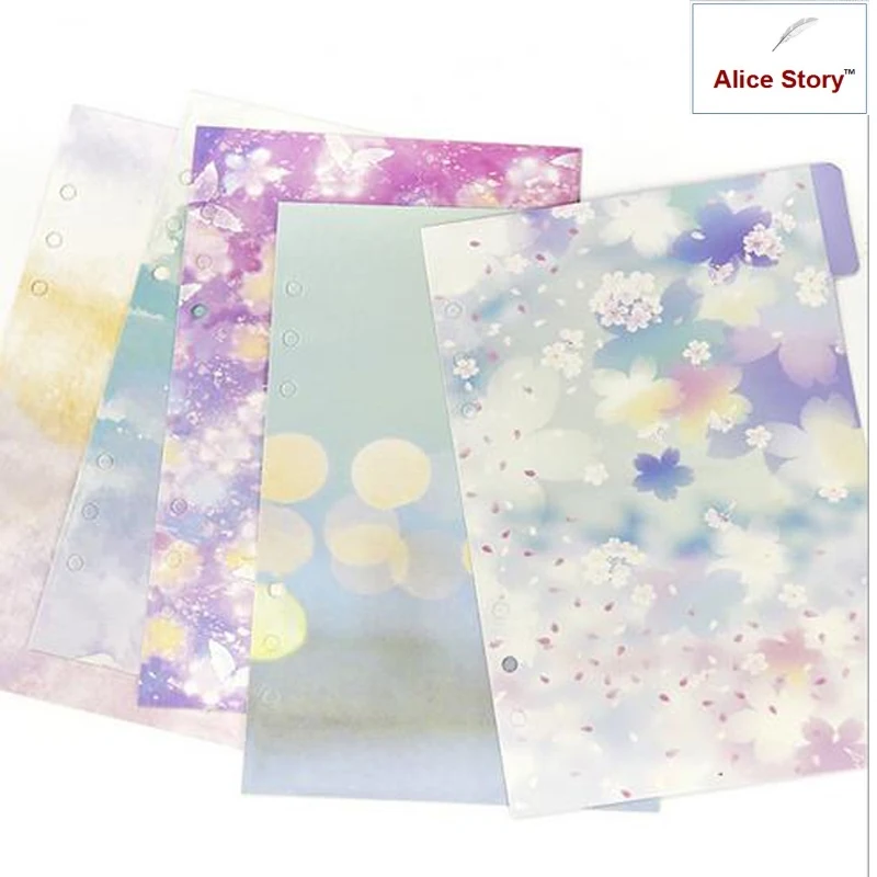 Индекс для блокнота на спирали 5 листов 6 отверстий|notebook 17|notebook ringnotebook web |