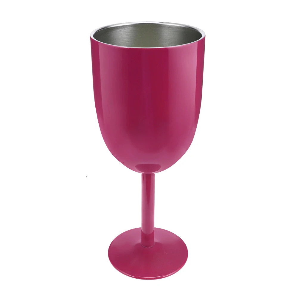 Stainless Steel Goblet Red Wine Cup Car Auto Double Layer Cocktail Durable Glass Lid Drinking Ware Z35 | Дом и сад