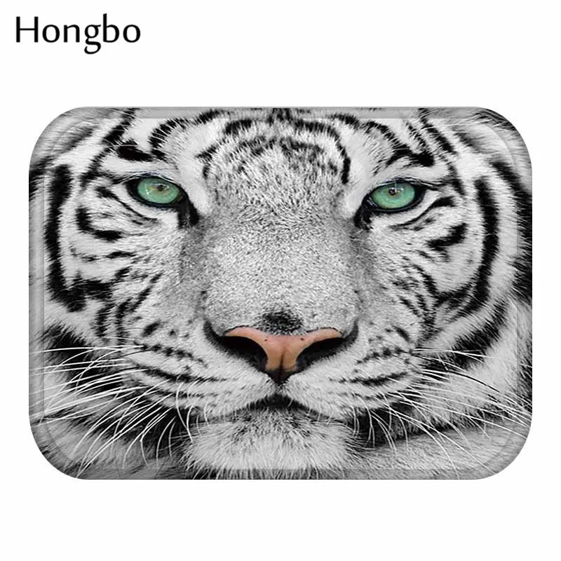 10 Hongbo 40*60 см тигр собака сова кошка узор Противоскользящие коврики под дверь коврик для улицы кухня гостиная ковер - Цвет: 10