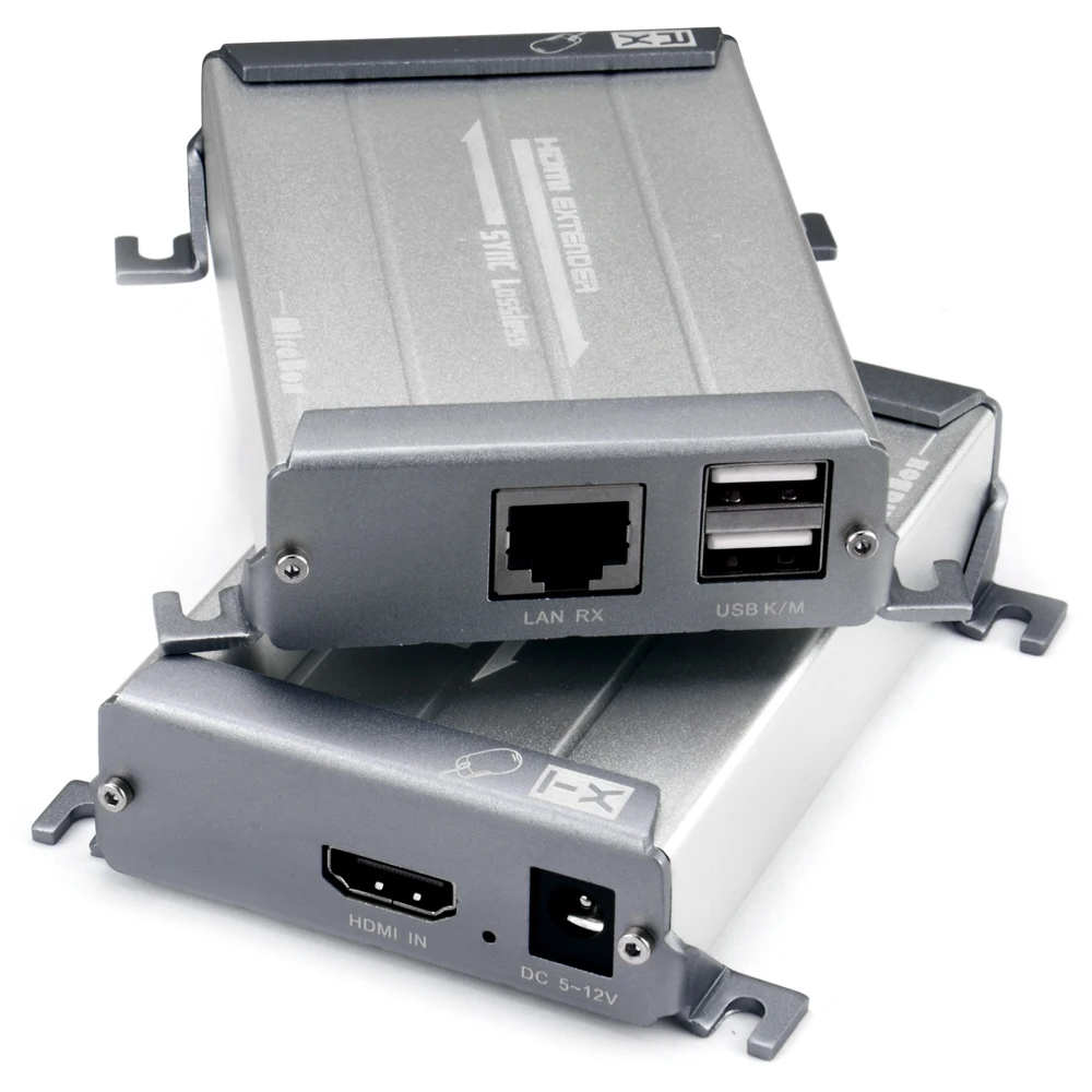 Elistooop KVM HDMI сплиттер по Cat5 расширитель поддержка 1080P без потерь Nodelay 60m расширение